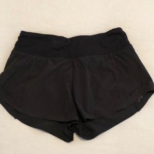 Lululemon speed short. Size 2/Black.